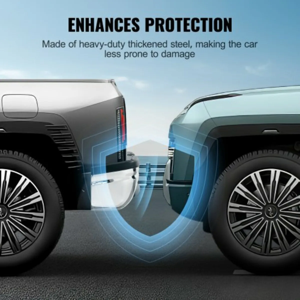 Rear Step Bumper Steel Bumper for 1999-2007-Ford F - Image 2