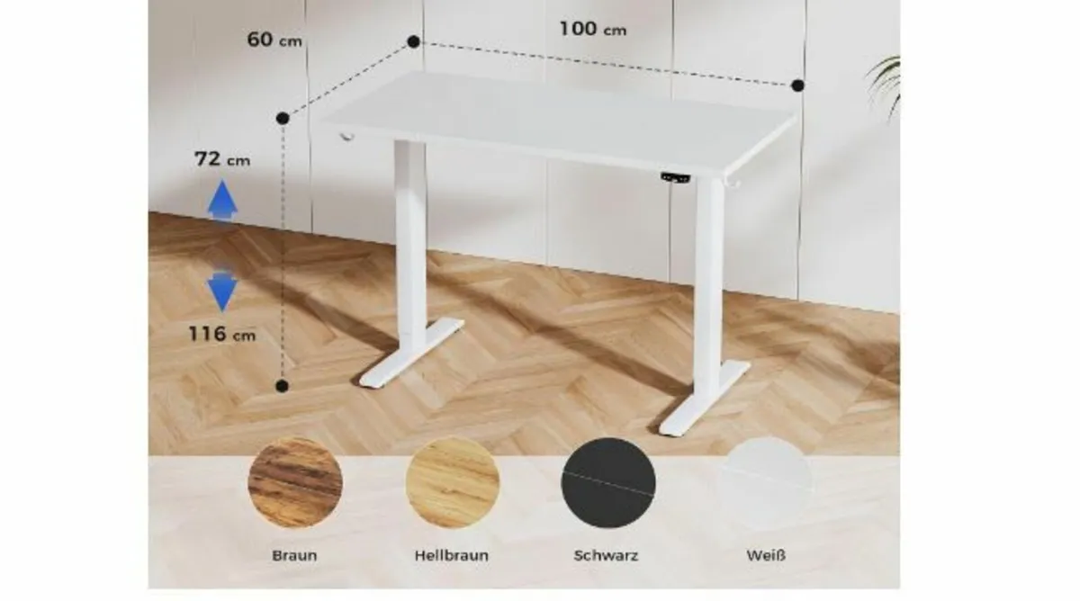 Height-Adjustable Desk - Image 2