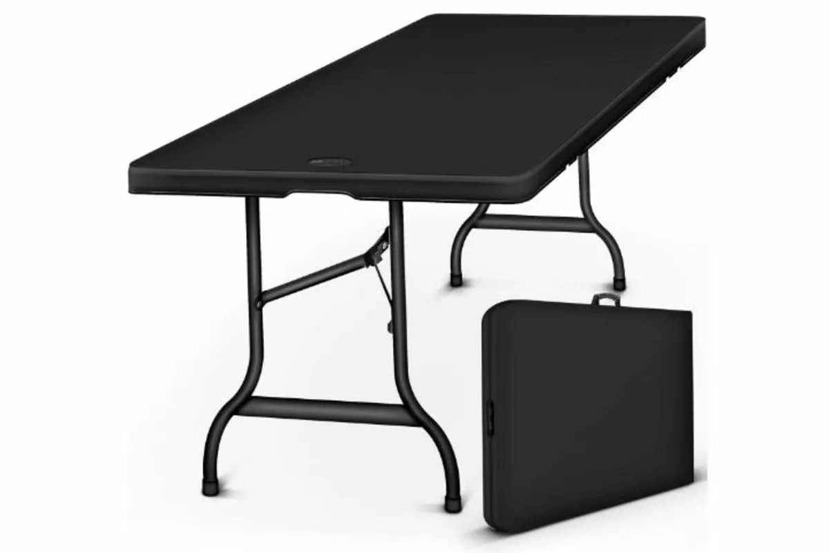 Folding Garden Table, Plastic - Image 2