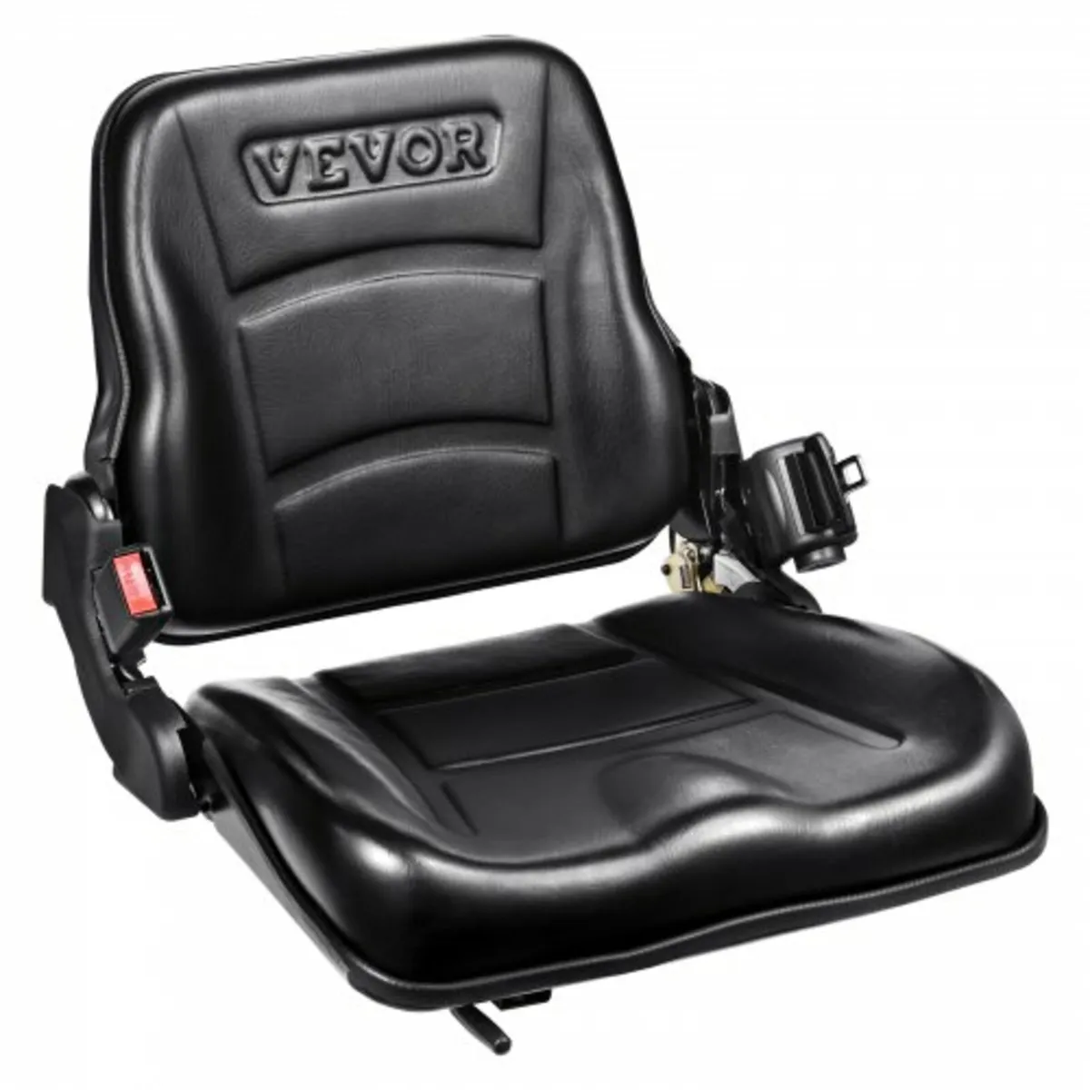 Universal Forklift Seat, Fold Down Tractor Seat wi - Image 1