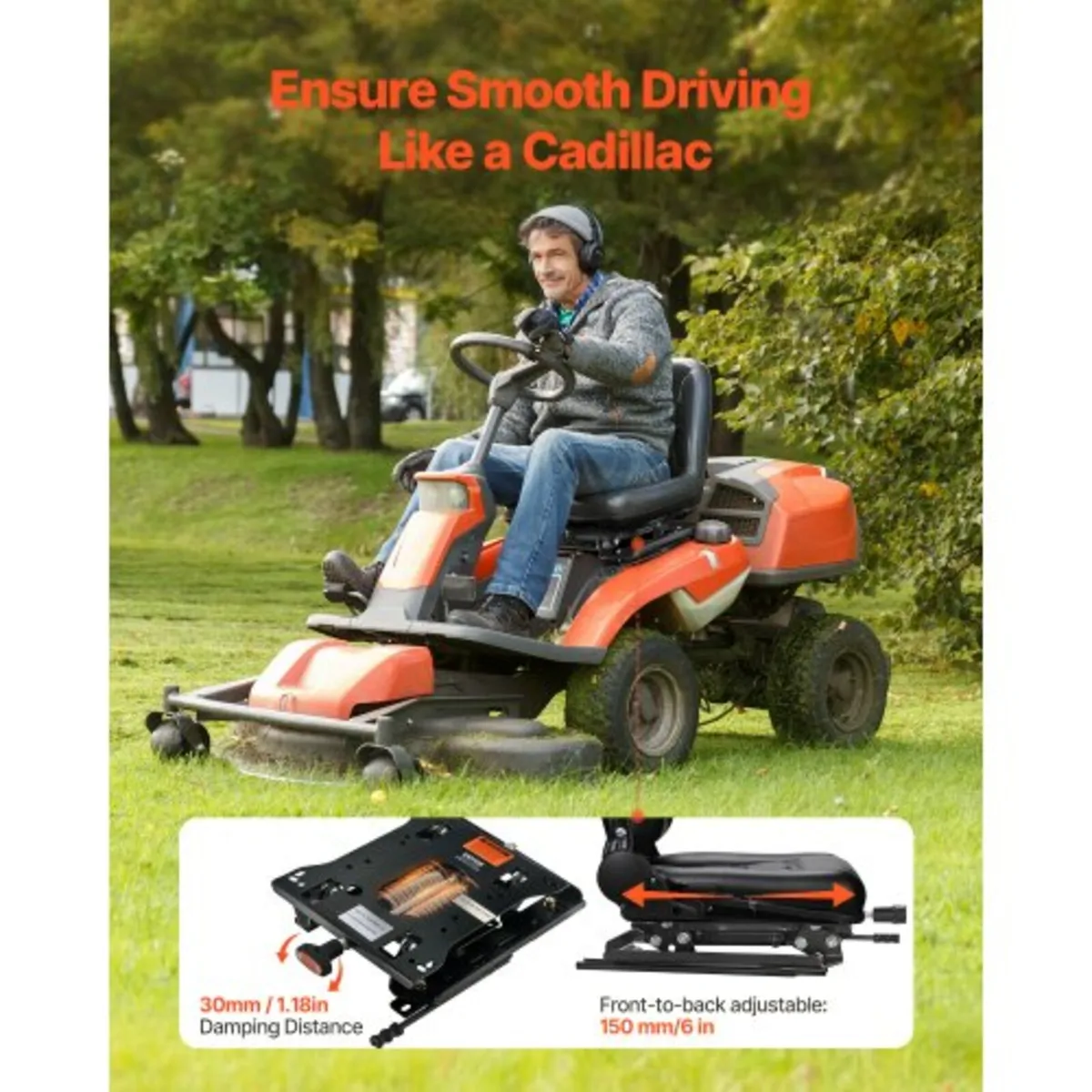 Universal Seat Suspension Kit with Slider Track Fi - Image 3