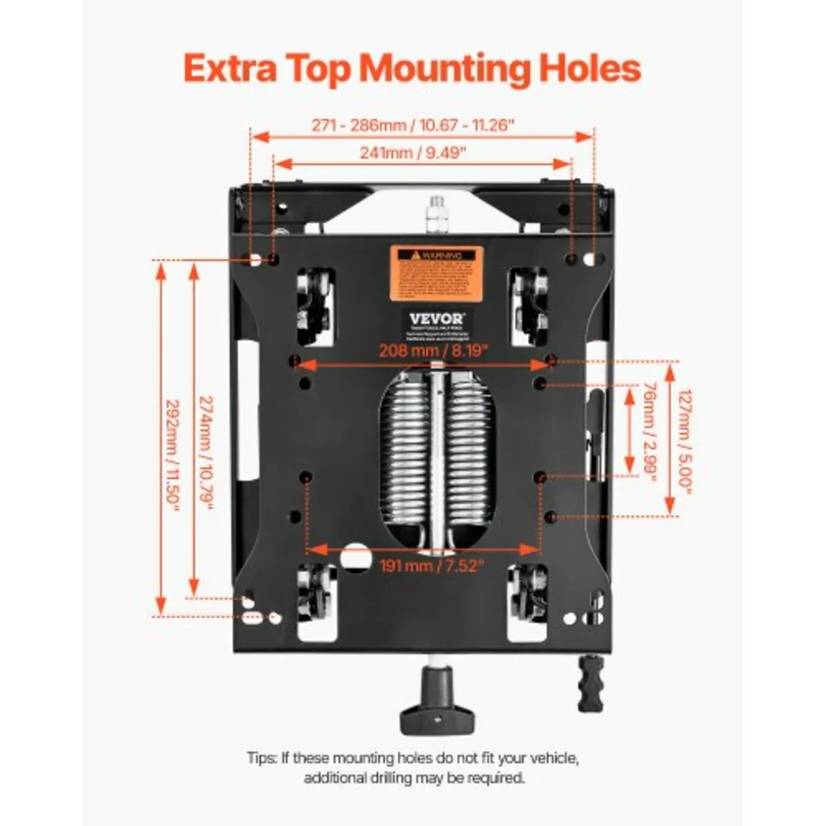 Universal Seat Suspension Kit with Slider Track Fi - Image 4