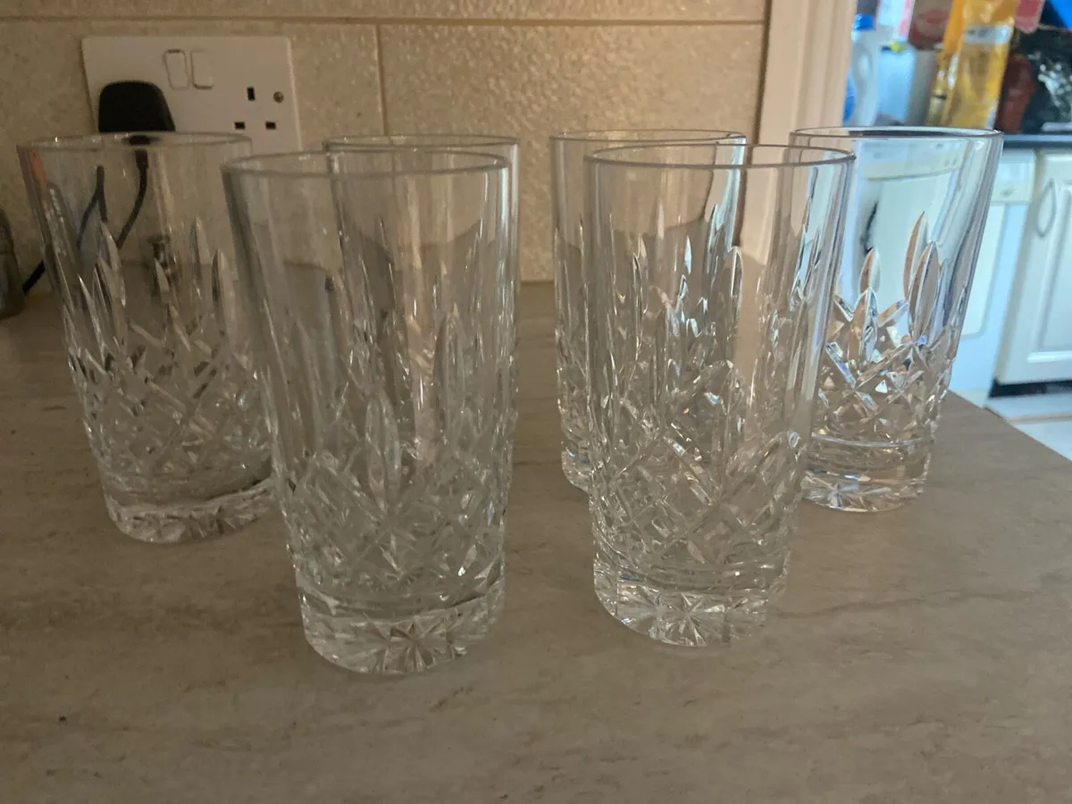 Waterford crystal lismore glasses - Image 1