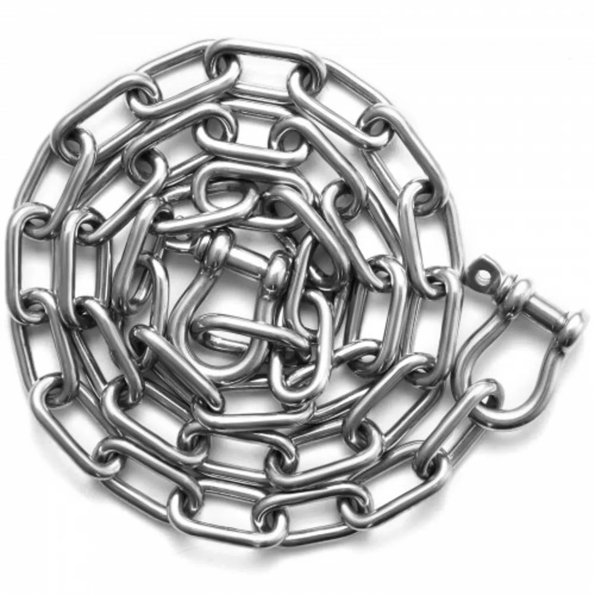 Boat Anchor Chain Stainless Steel Lead Chain 1/4" - Image 1