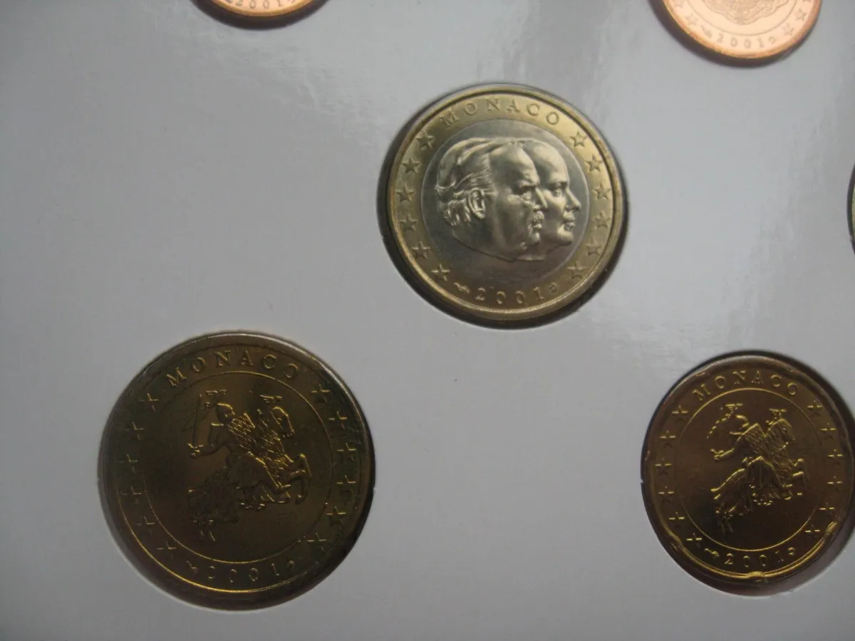 Monaco 2001 Official Euro Set - Image 4