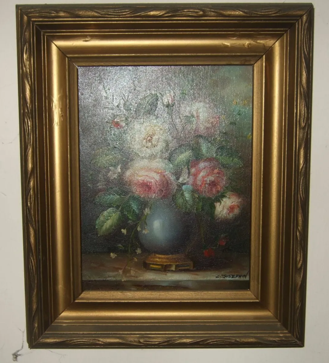 Vintage Original 'C Josephin' Painting - Image 2