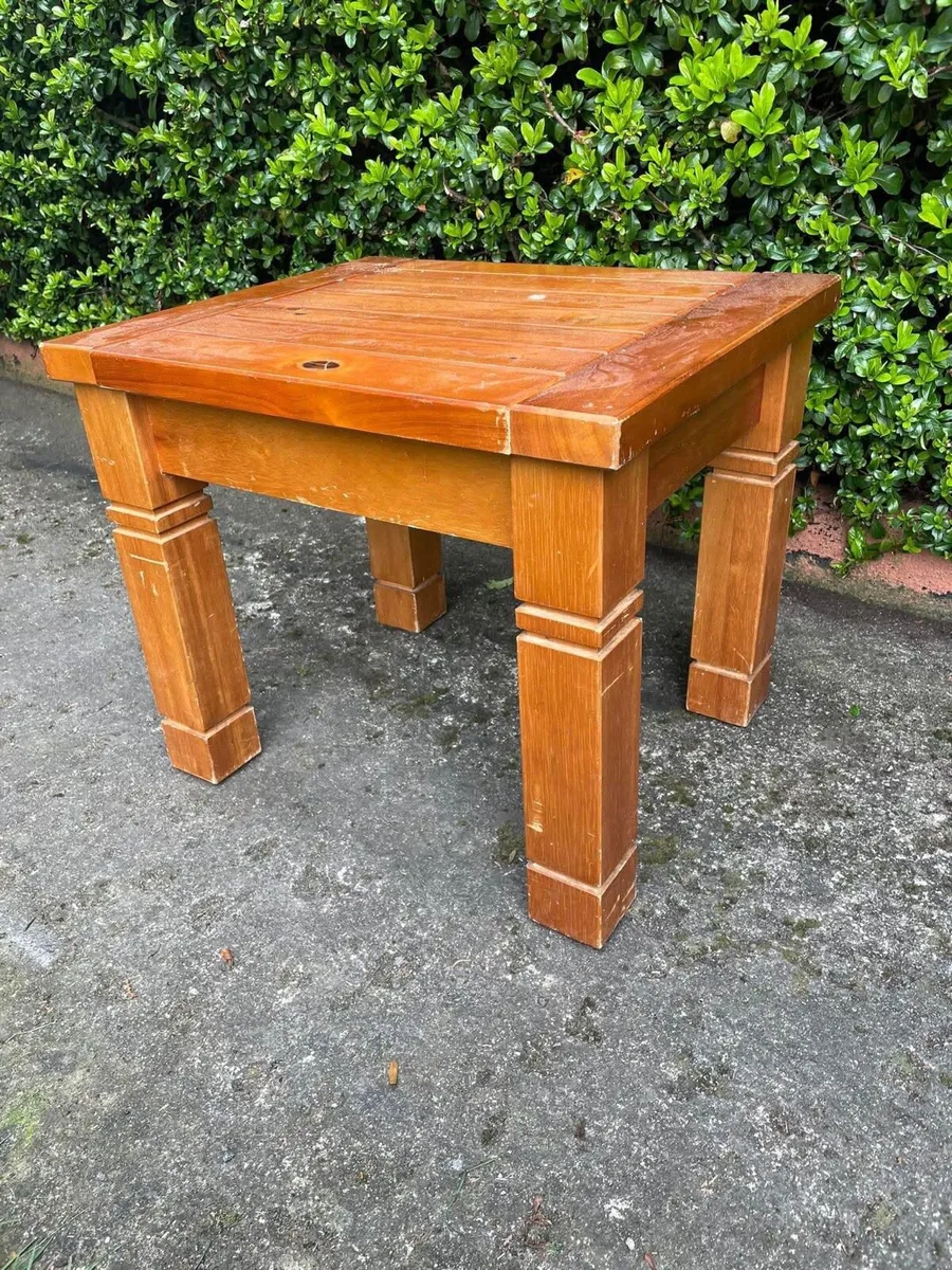 Pine side table €30 - Image 4