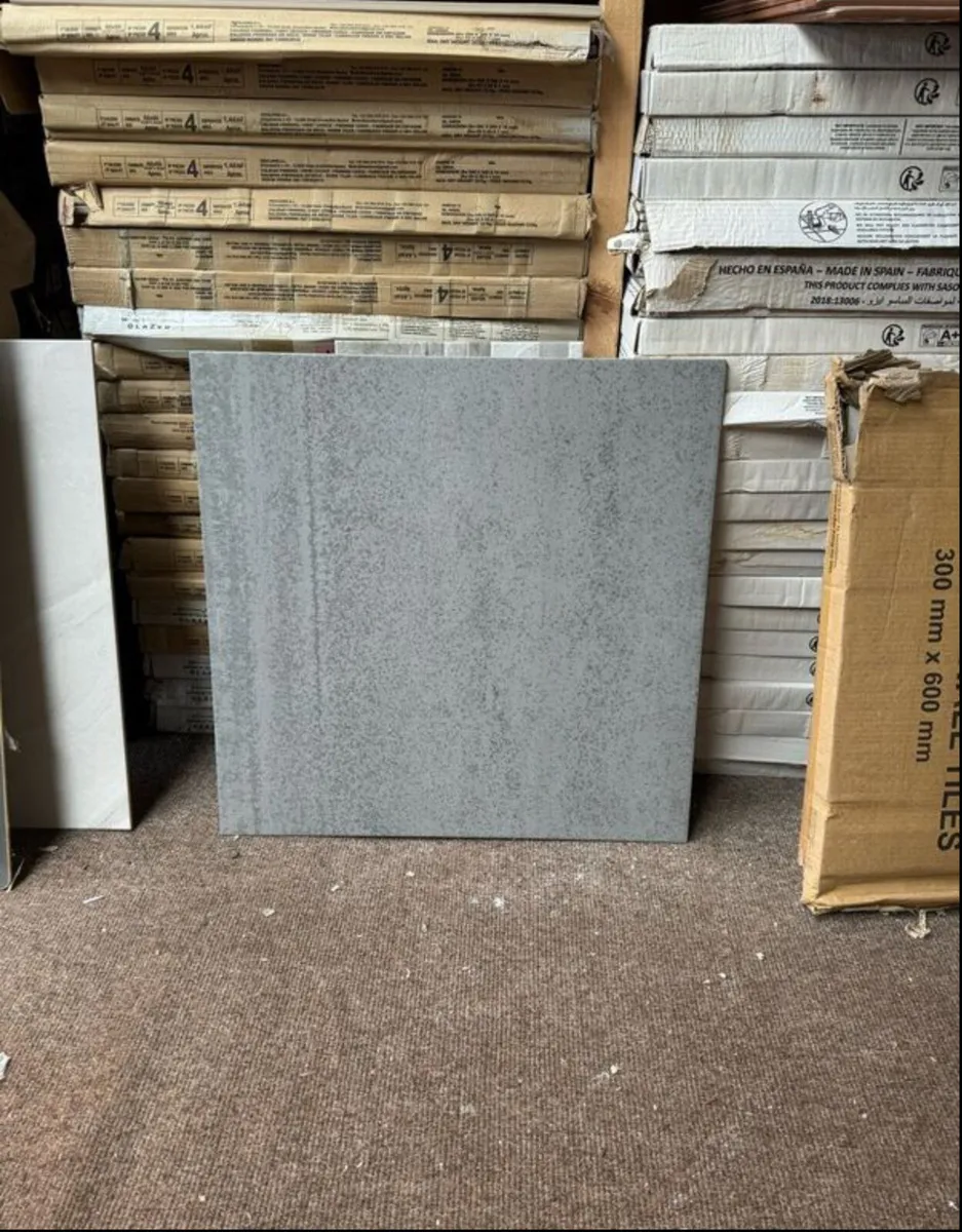 Clearance Tile Sinergy Grey Matt Finish 60 x 60cm
