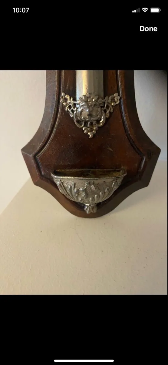 Vintage Timber & Metal Crucifix - Image 4