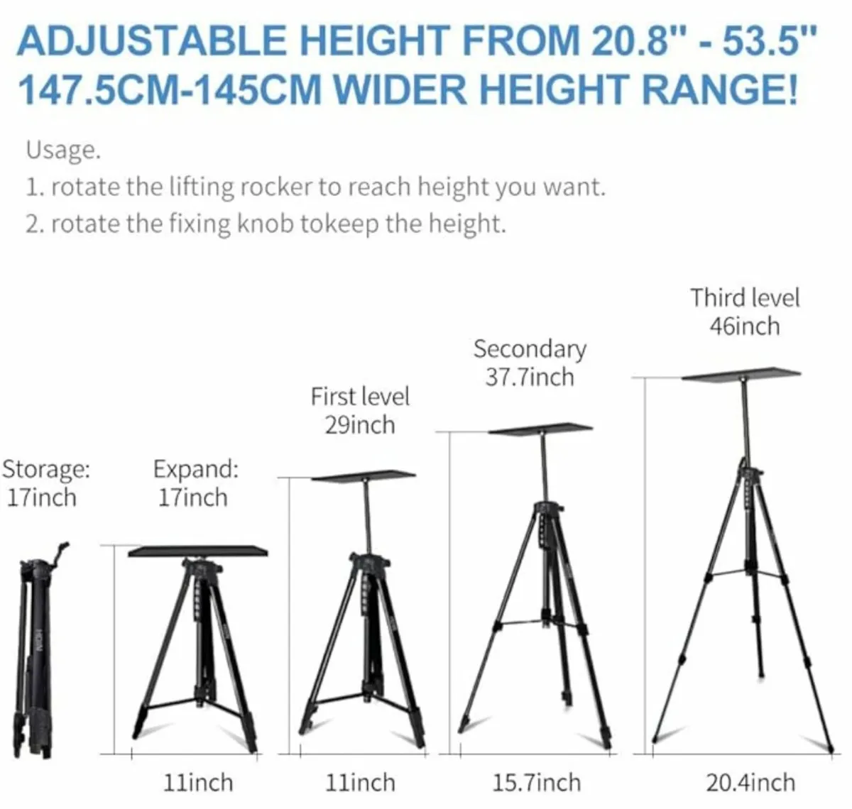Multifunctional Projector Tripod Stand - Image 1