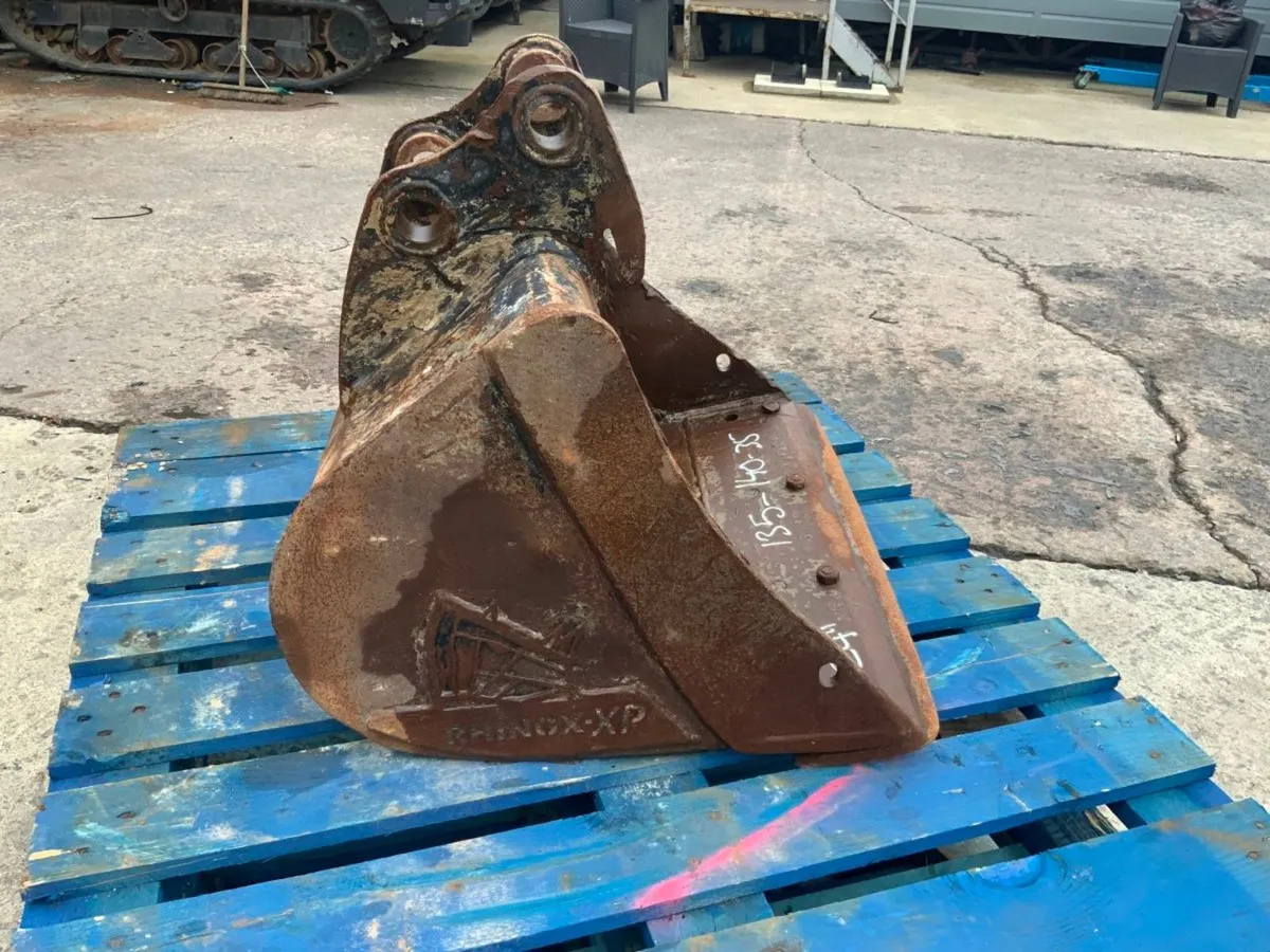 24" RHINOX MINI DIGGER BUCKET....35mm PINS...221 - Image 4