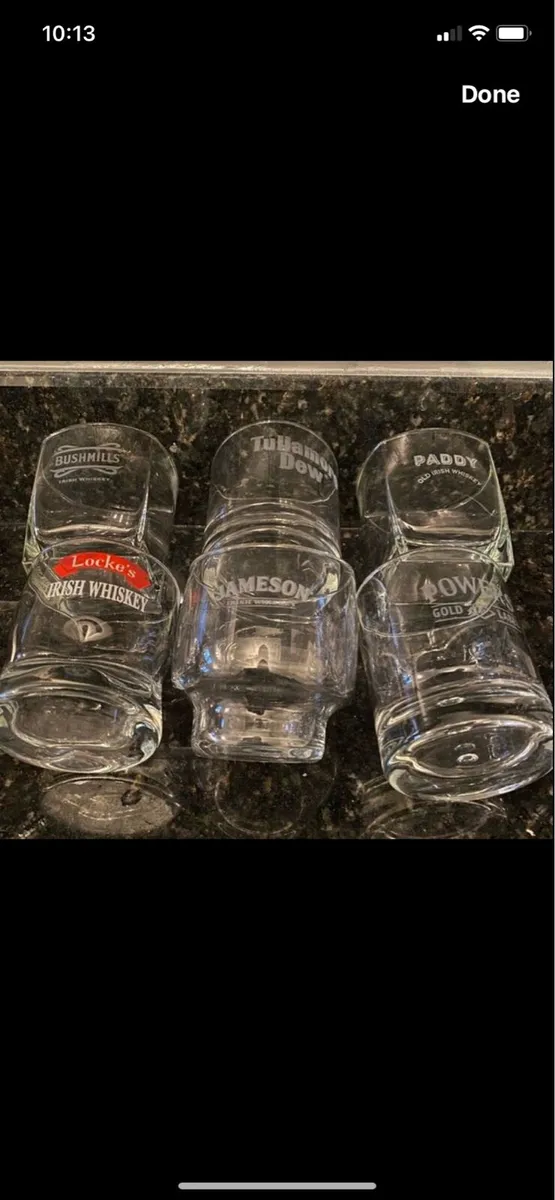 Irish Whisky Glasses Collection (6) - Image 1