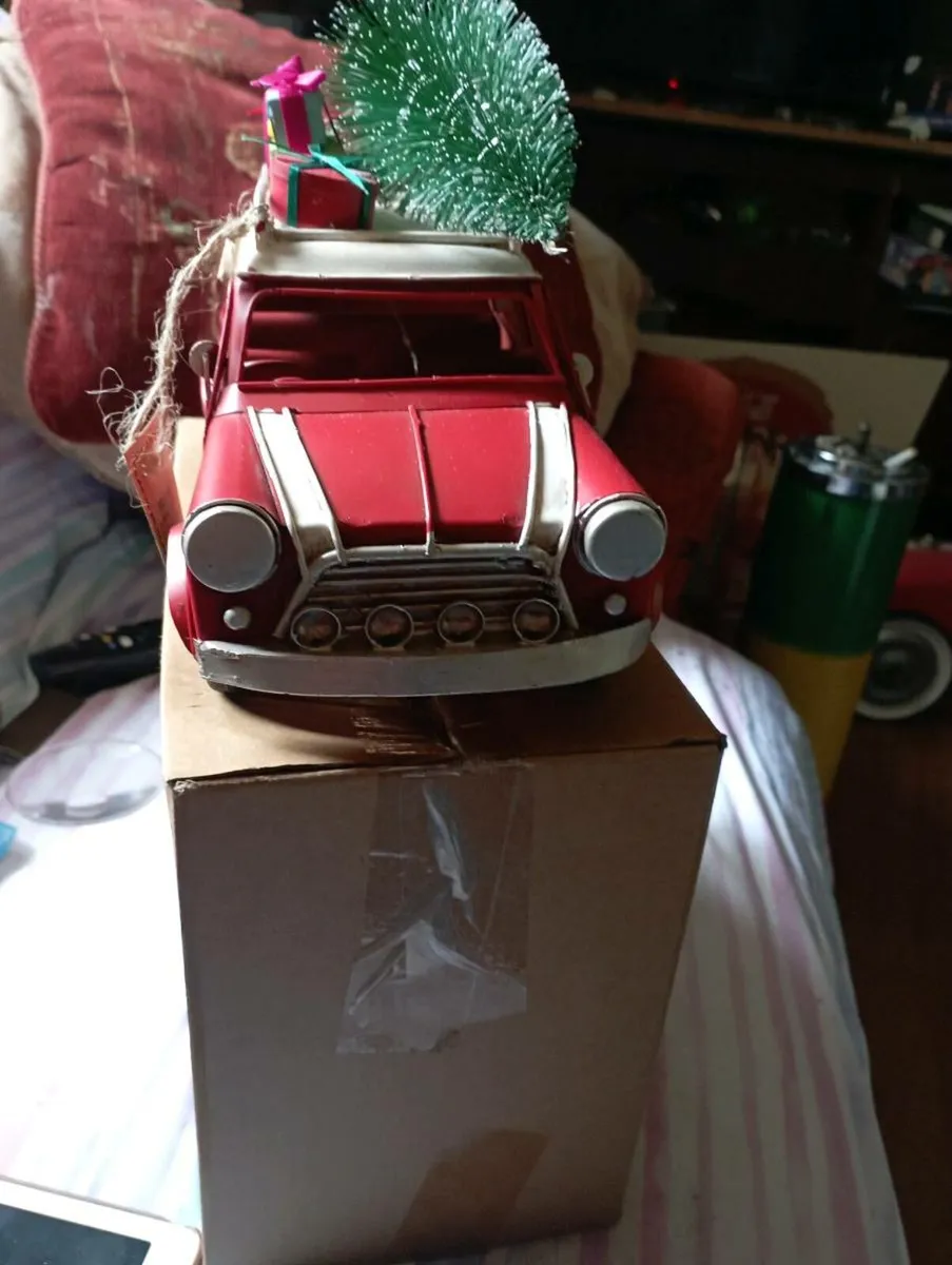 LED VINTAGE 1960 s MINI COOPER  CAR - Image 2