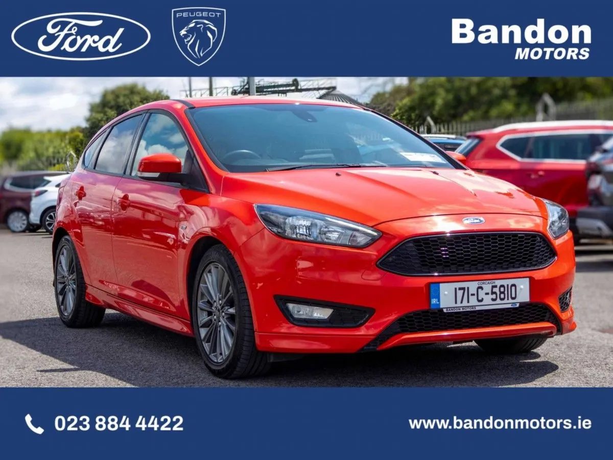 Ford Focus 2017 Ford Focus Red1.0 Ecoboost 125PS - Image 1
