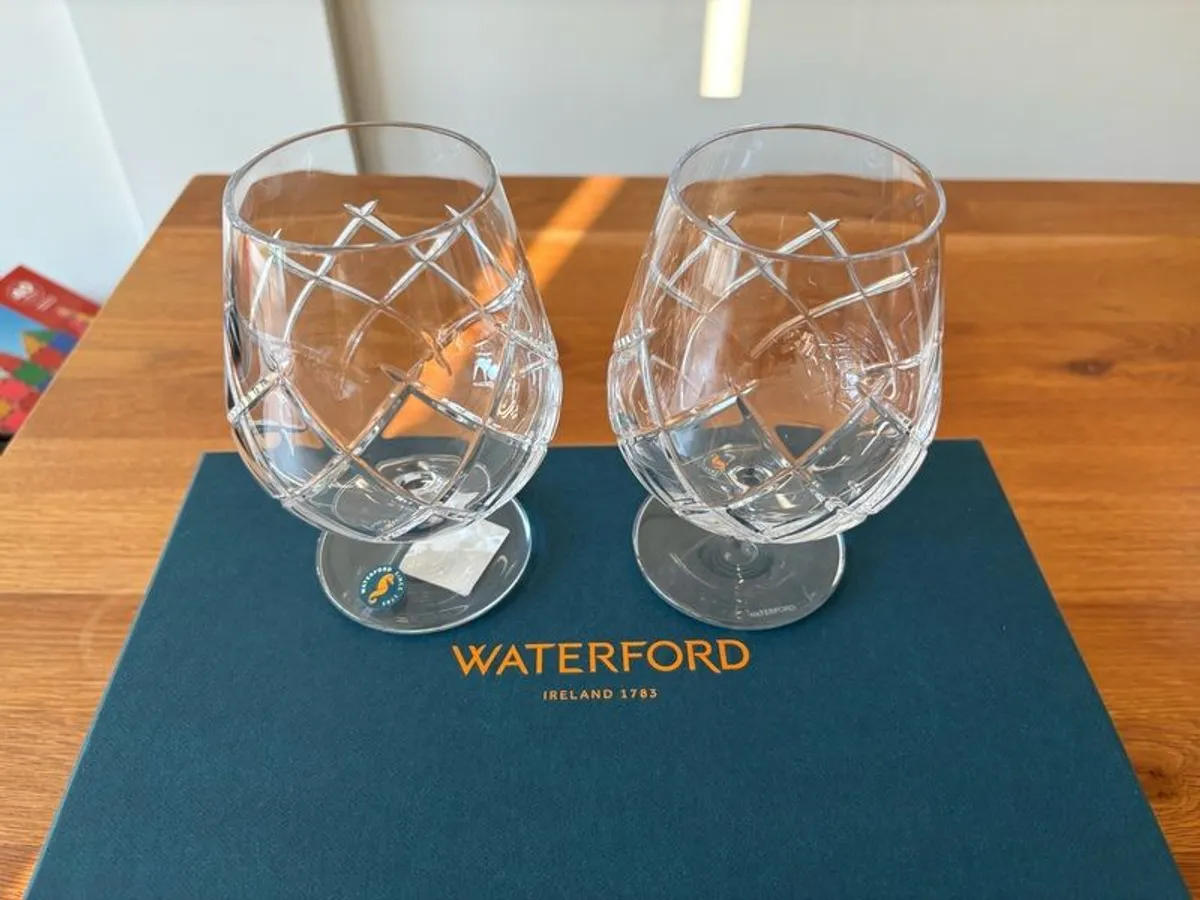 Waterford Crystal Brandy Glass x2 - Image 1