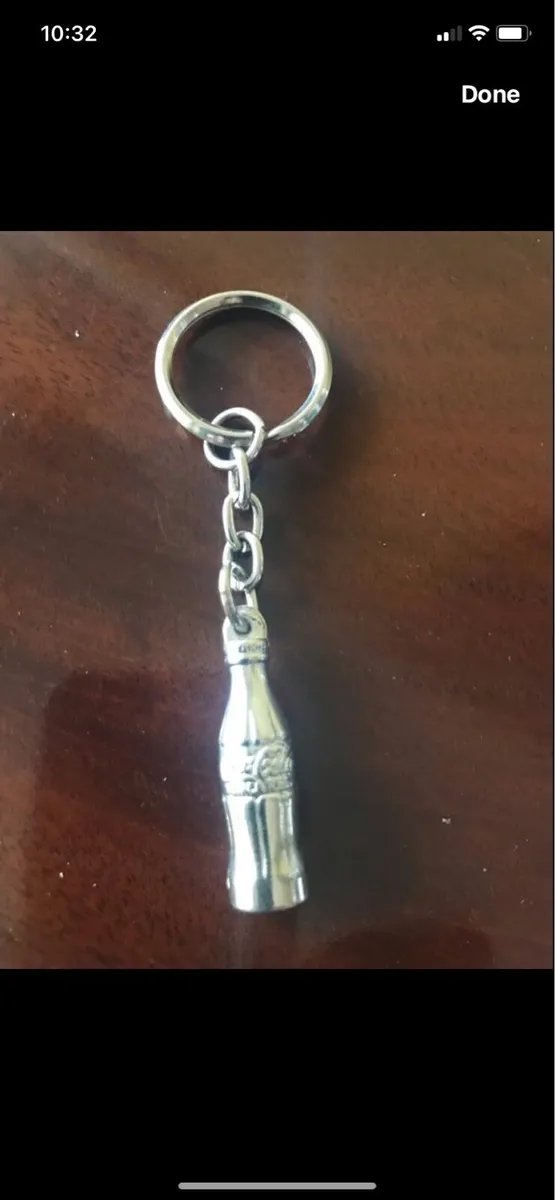Coca Cola Metal Key Ring - Image 1