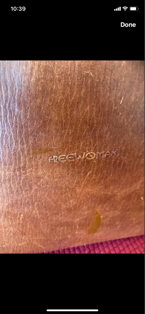 FREEWOMAN Leather Laptop Bag/ Briefcase - Image 2