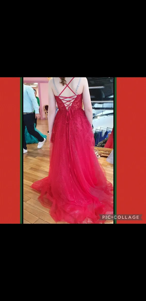 Red debs dress size 6/8 - Image 4