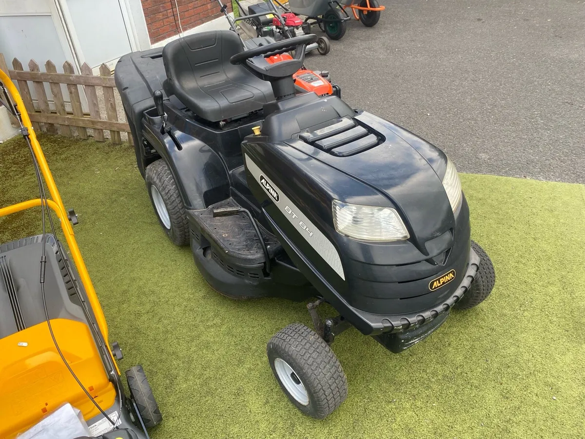 Alpina ride on mower - Image 1