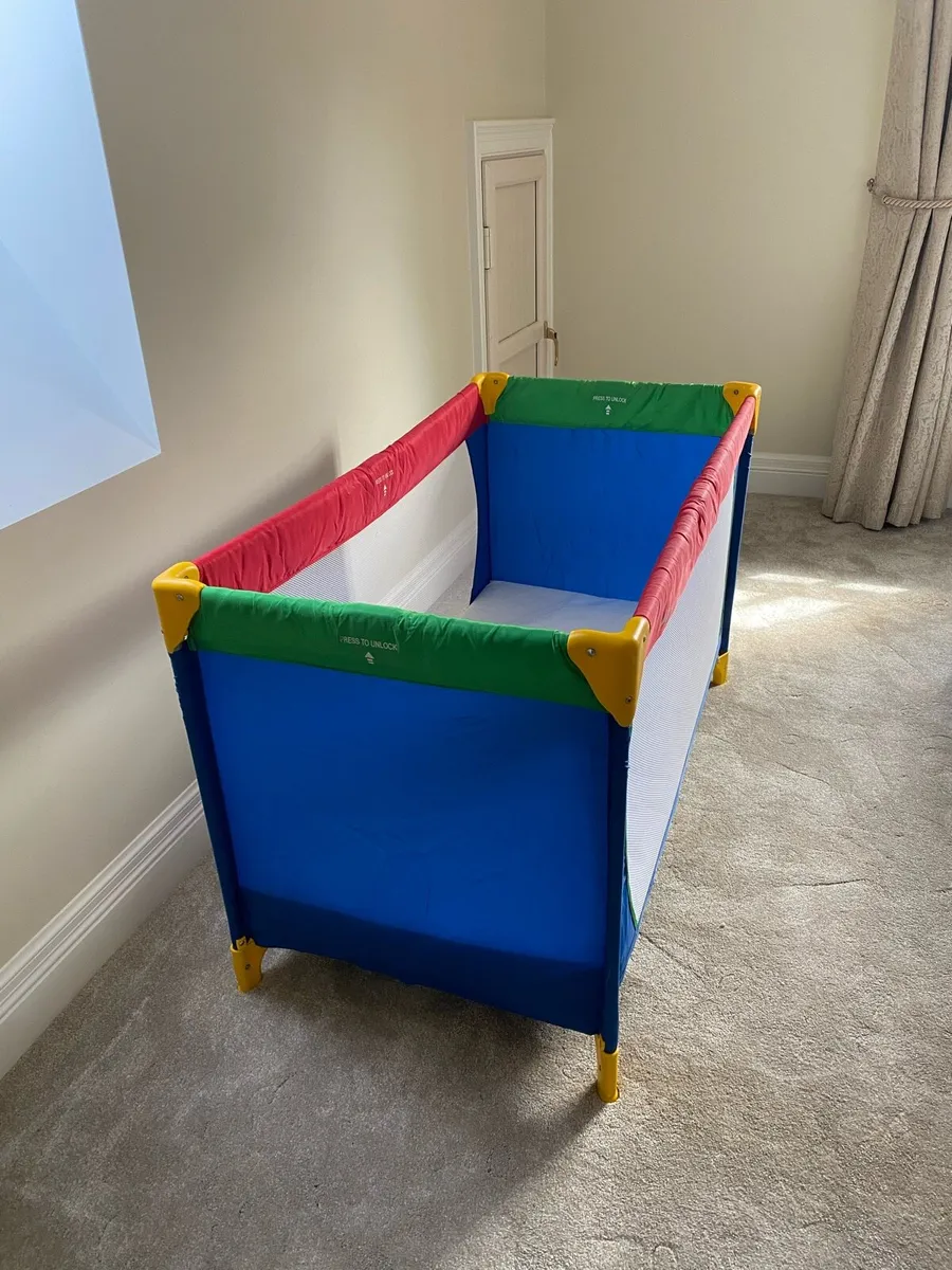 Baby Toddler Travel Cot - Image 1