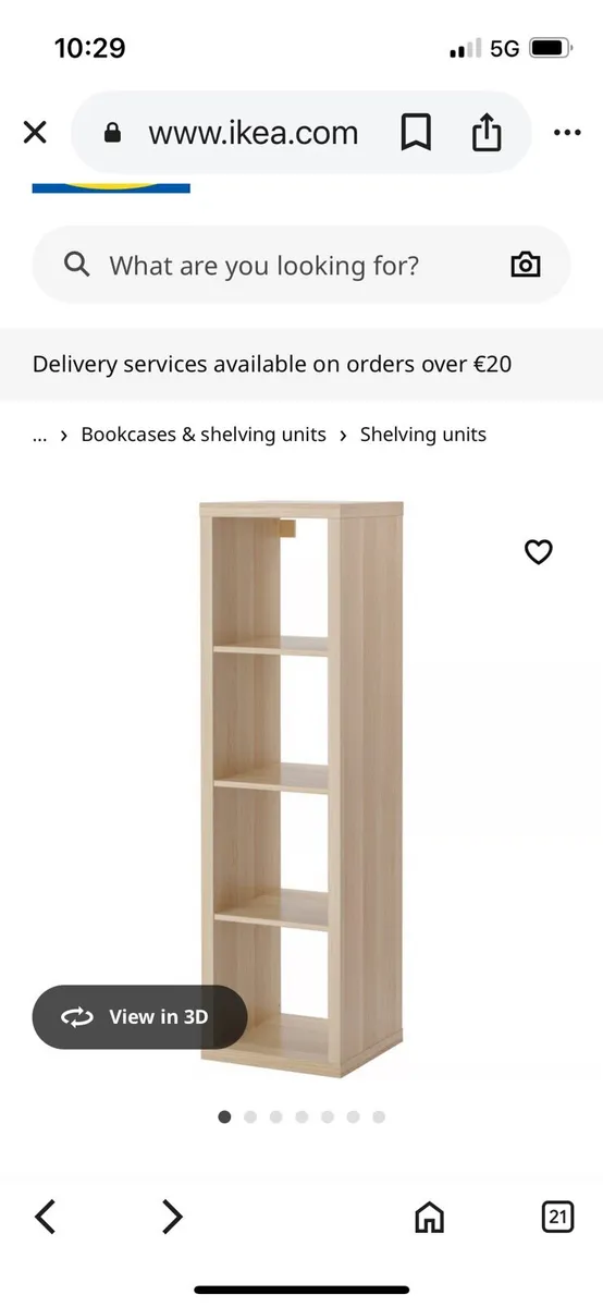 IKEA Kallax 5x1 storage unit - Image 2