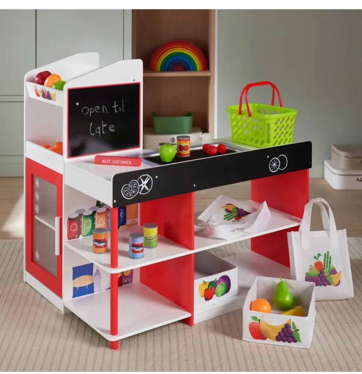 play shop with complete stock of toys and till - Image 4