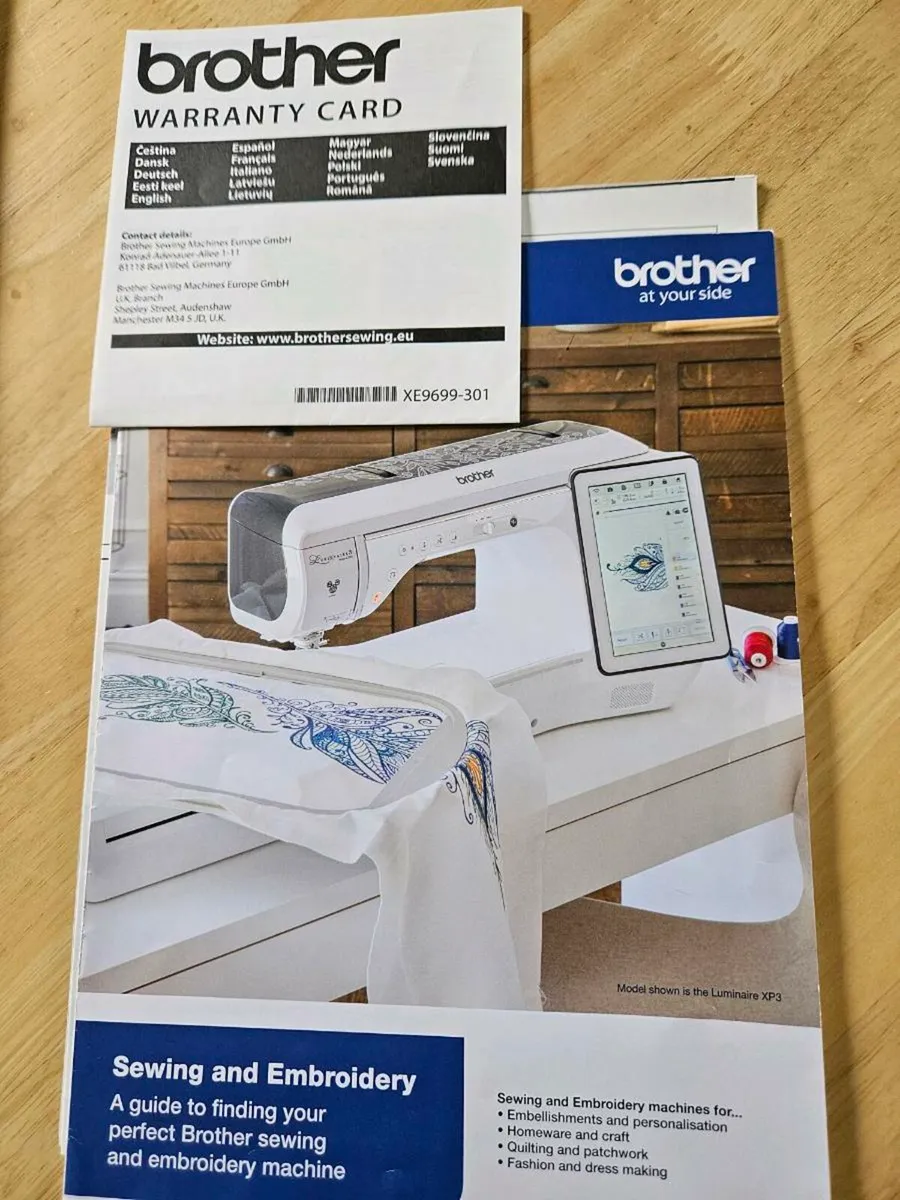 Brother Innovis Embroidery Machine - Image 1