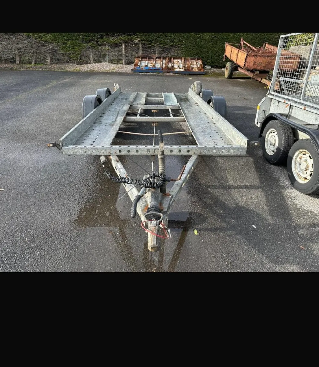 14 x6”1 ft falcon double axle car transporter