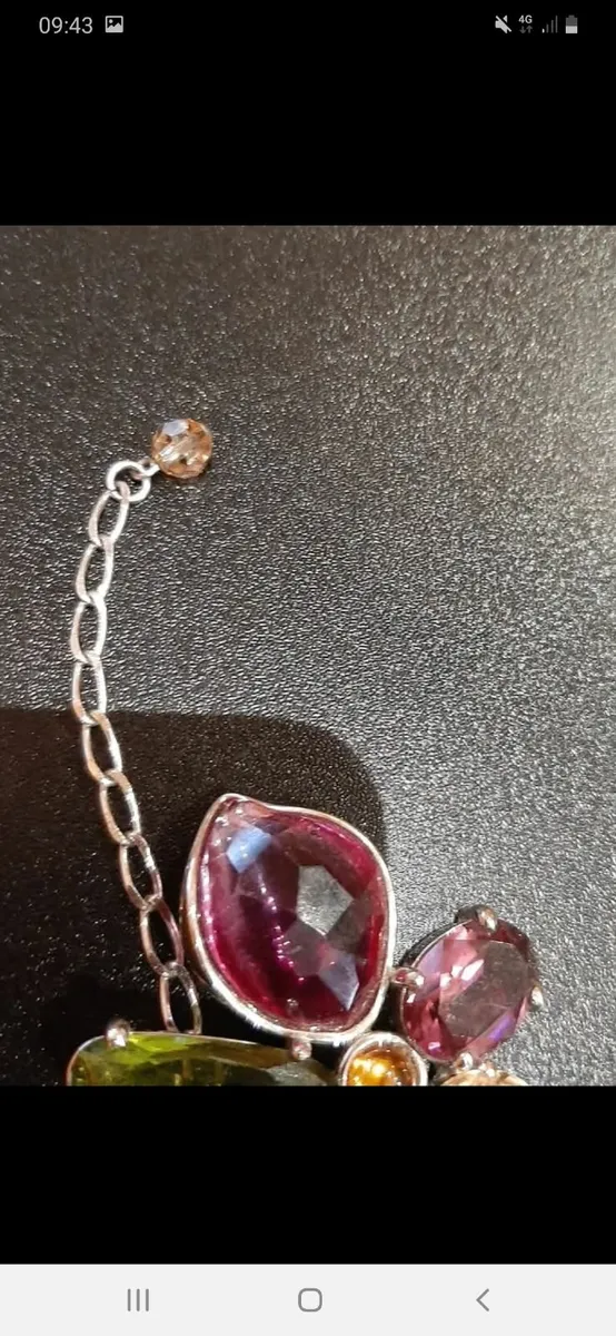 Unique Swarovski flower crystal pendant 20+yrs old - Image 4