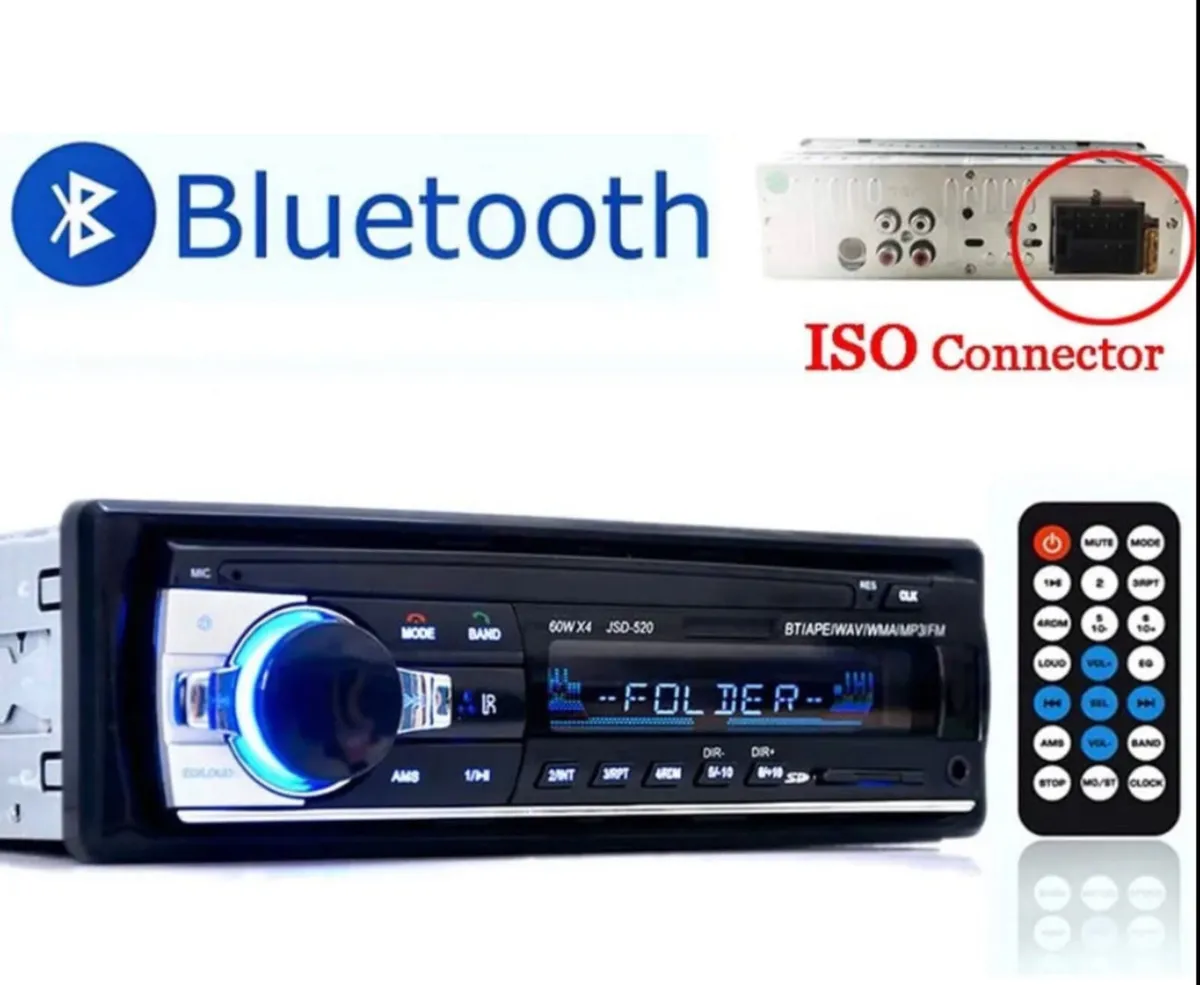 Stereo Bluetooth FM/USB/AUX/SD MP3 Radio NEW - Image 1