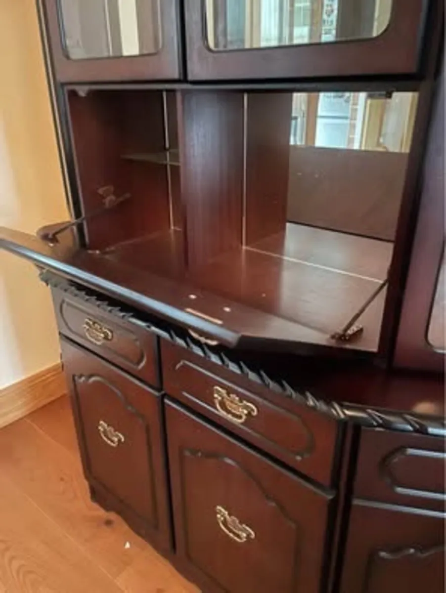 Furniture - Mahogany wooden display cabinet - Image 3