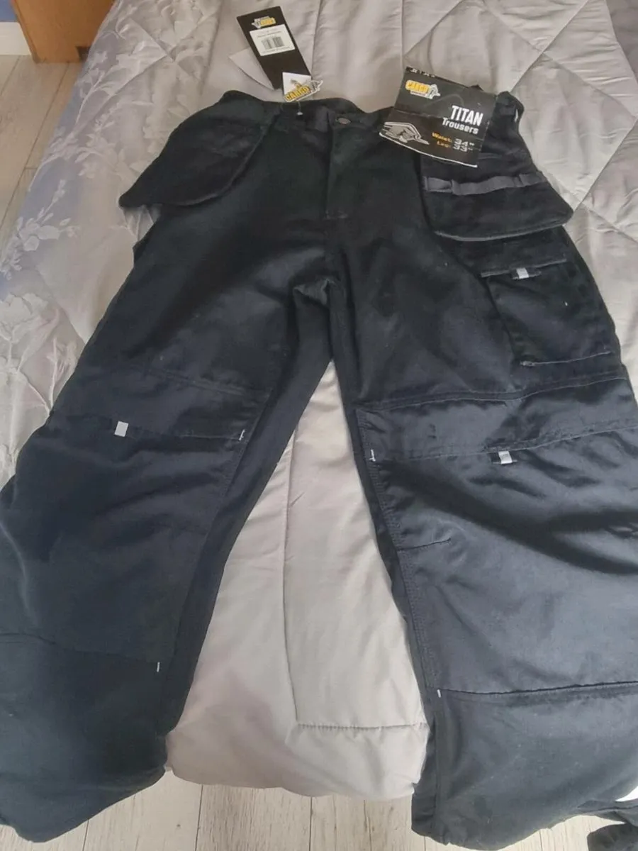 Cargo Work pants 34 waist. Brand New - Image 2