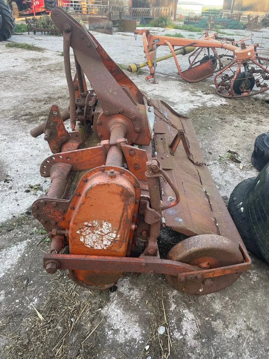 Howard 70” rotorvator, weight box &  shear grab - Image 2