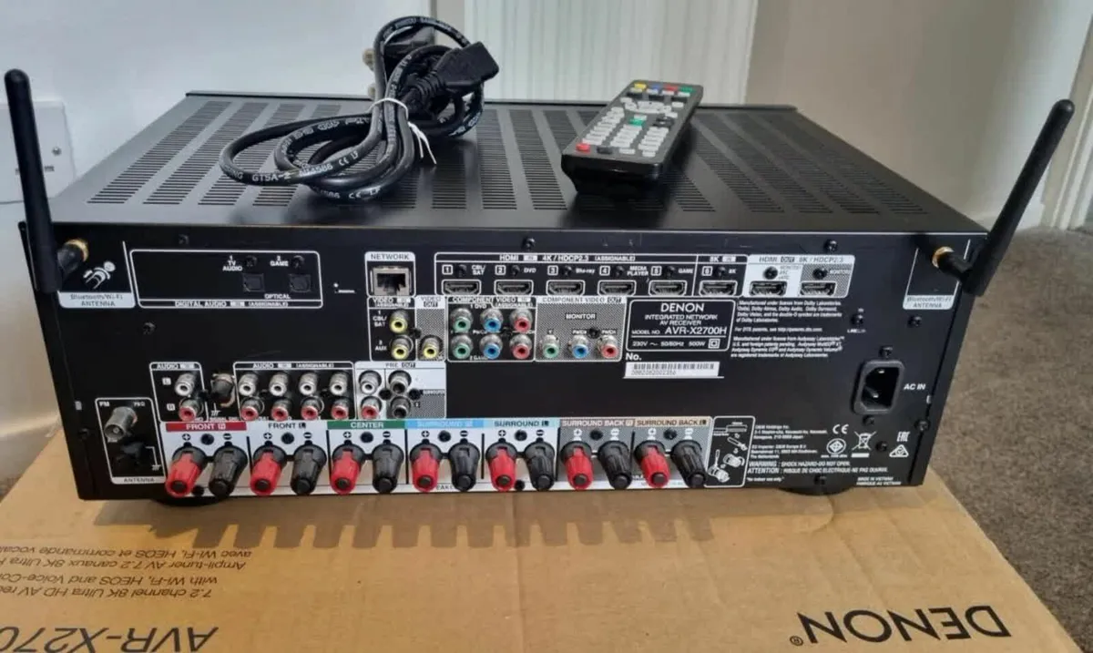 Denon AVR-X2700H 7.2 8K  AV Surround Receiver - Image 2