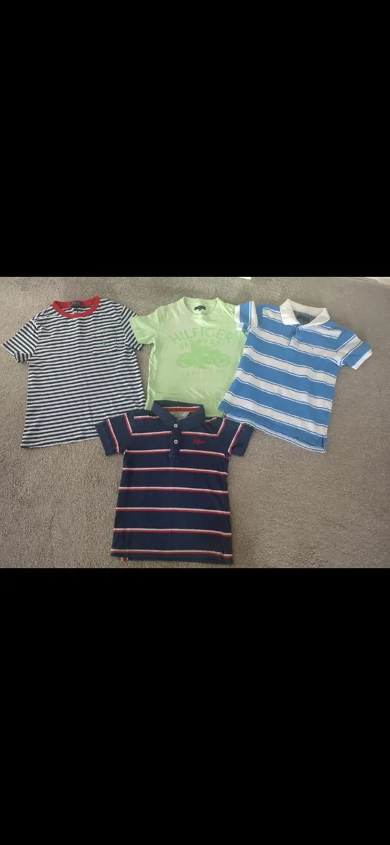 Boys age 8 designer tops, free vans - Image 1