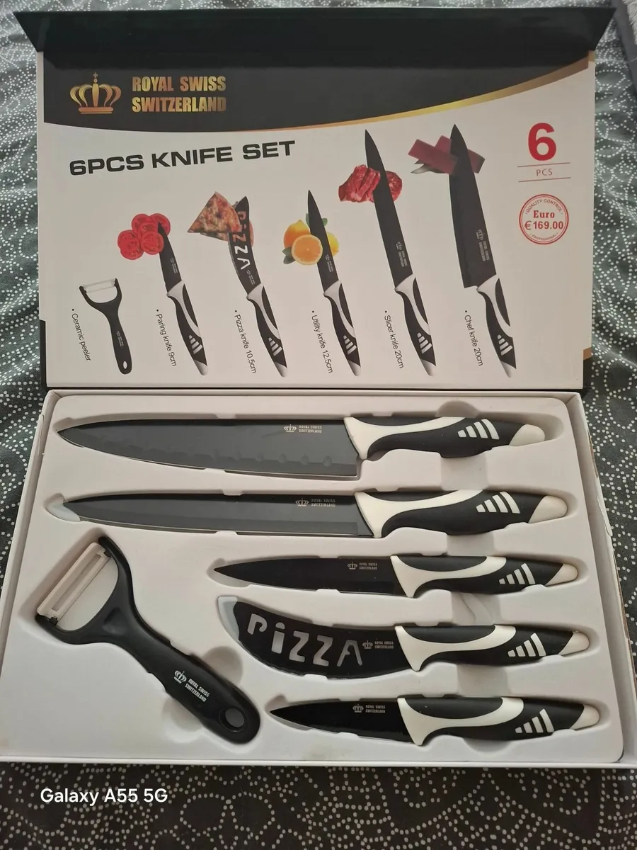 Knife set Royal Swiss, great as a gift - Image 1