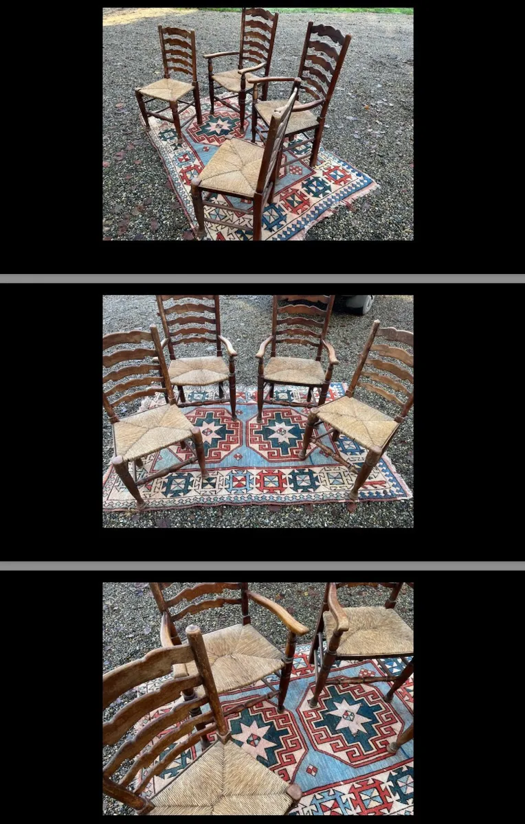 Yorkshire ladderback dinning chairs