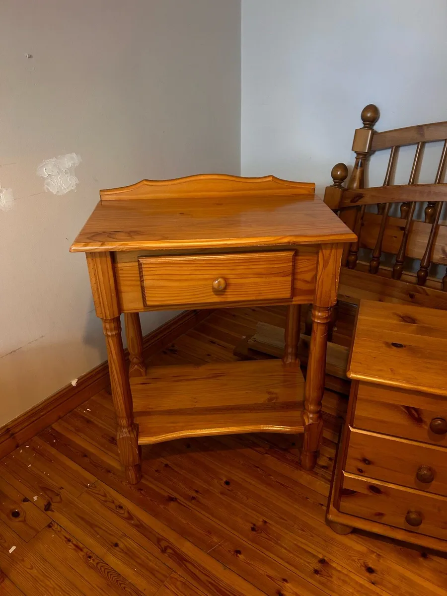 King size bed frame and storage - Image 3