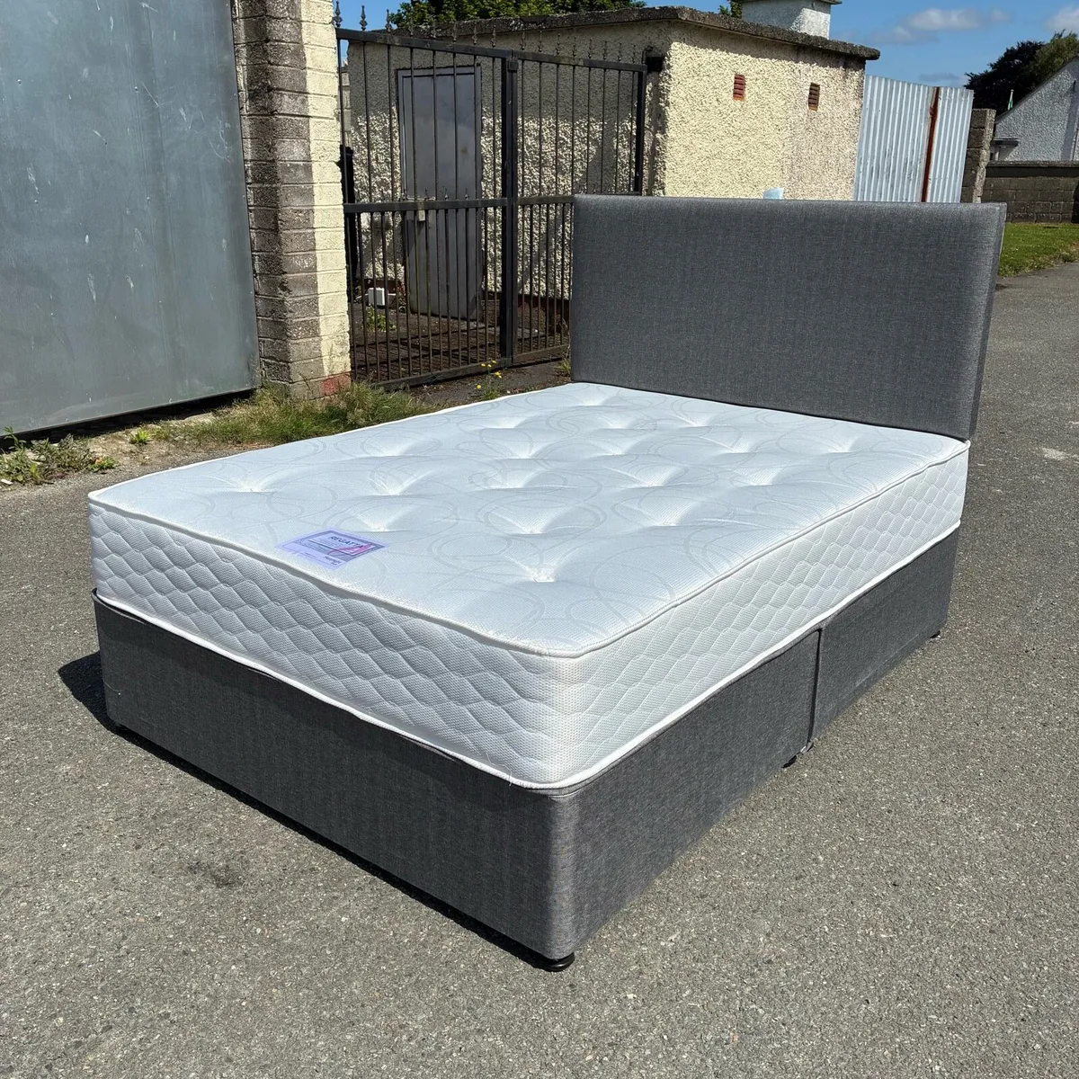 New!! Show room Grey Double Bed - Image 3