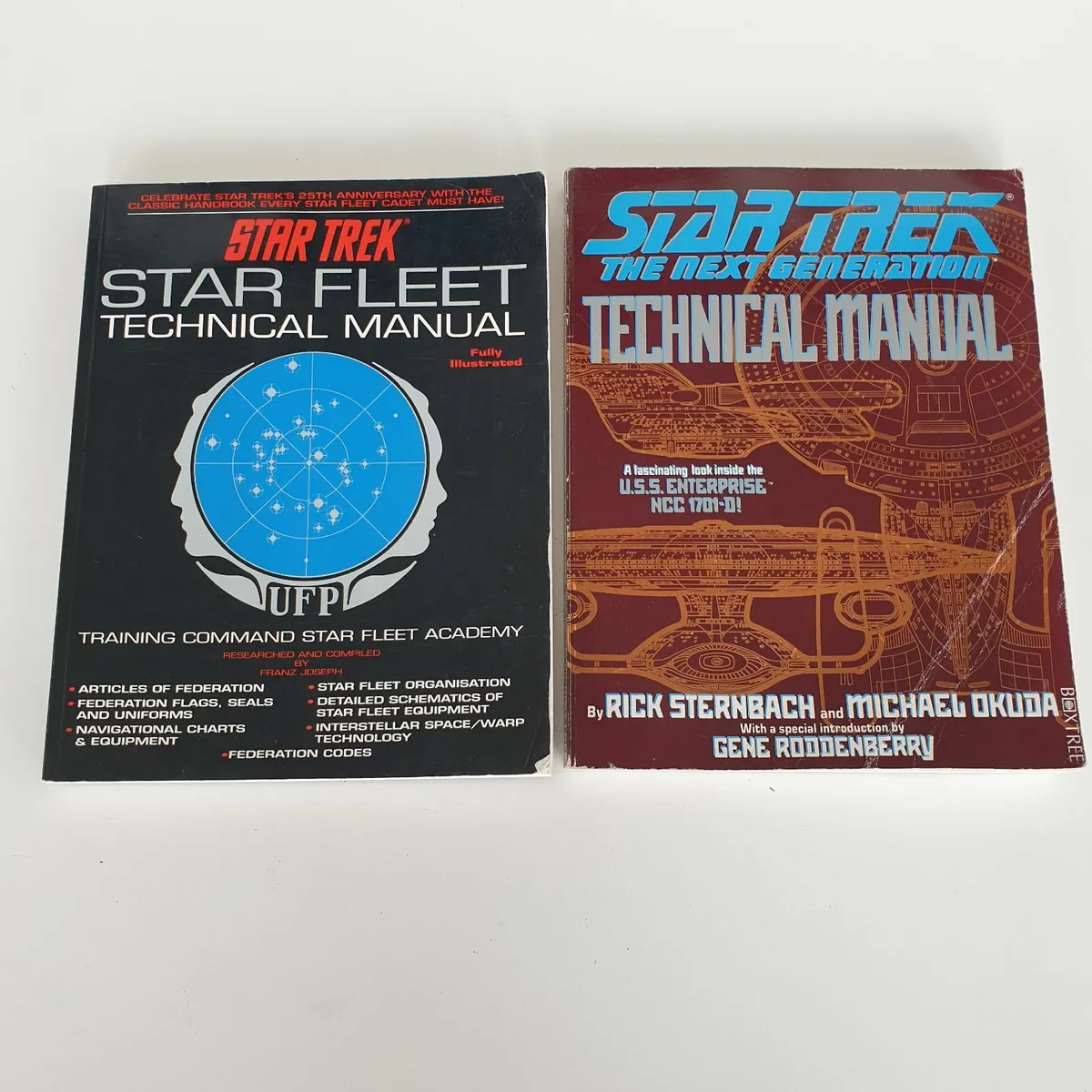 Star Trek technical manuals x 2 vintage - Image 1