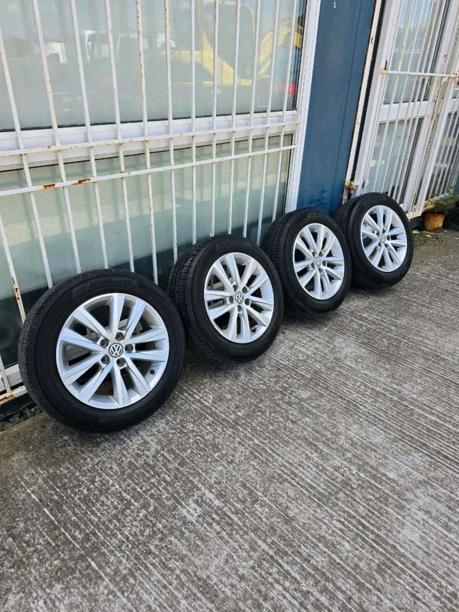 15" VW Polo Genuine DiamondCut Alloys - Image 2