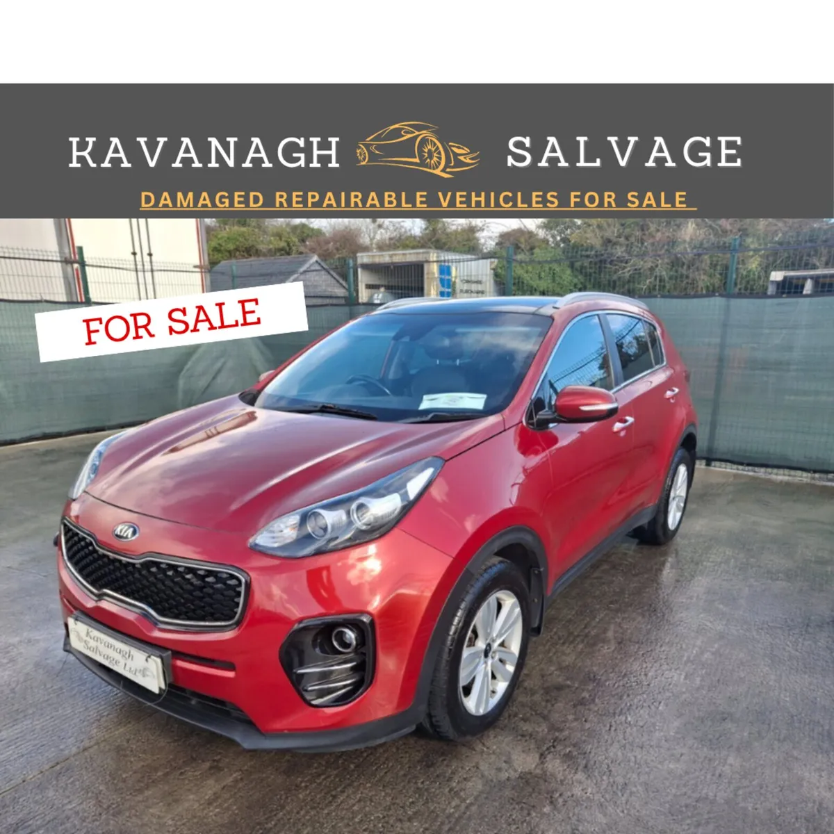 *2016 Kia Sportage 1.7 Diesel light damage - Image 1