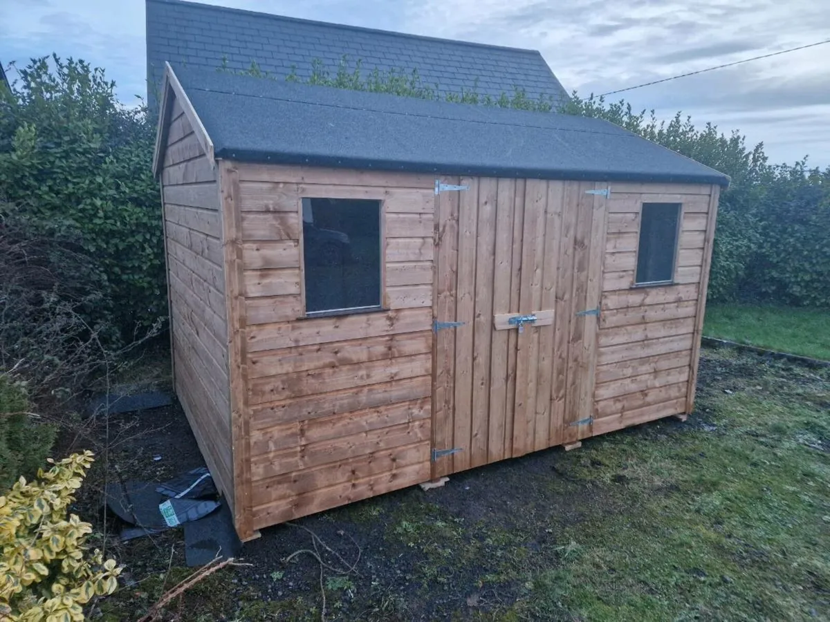 12 x 8 timber shed - Image 1