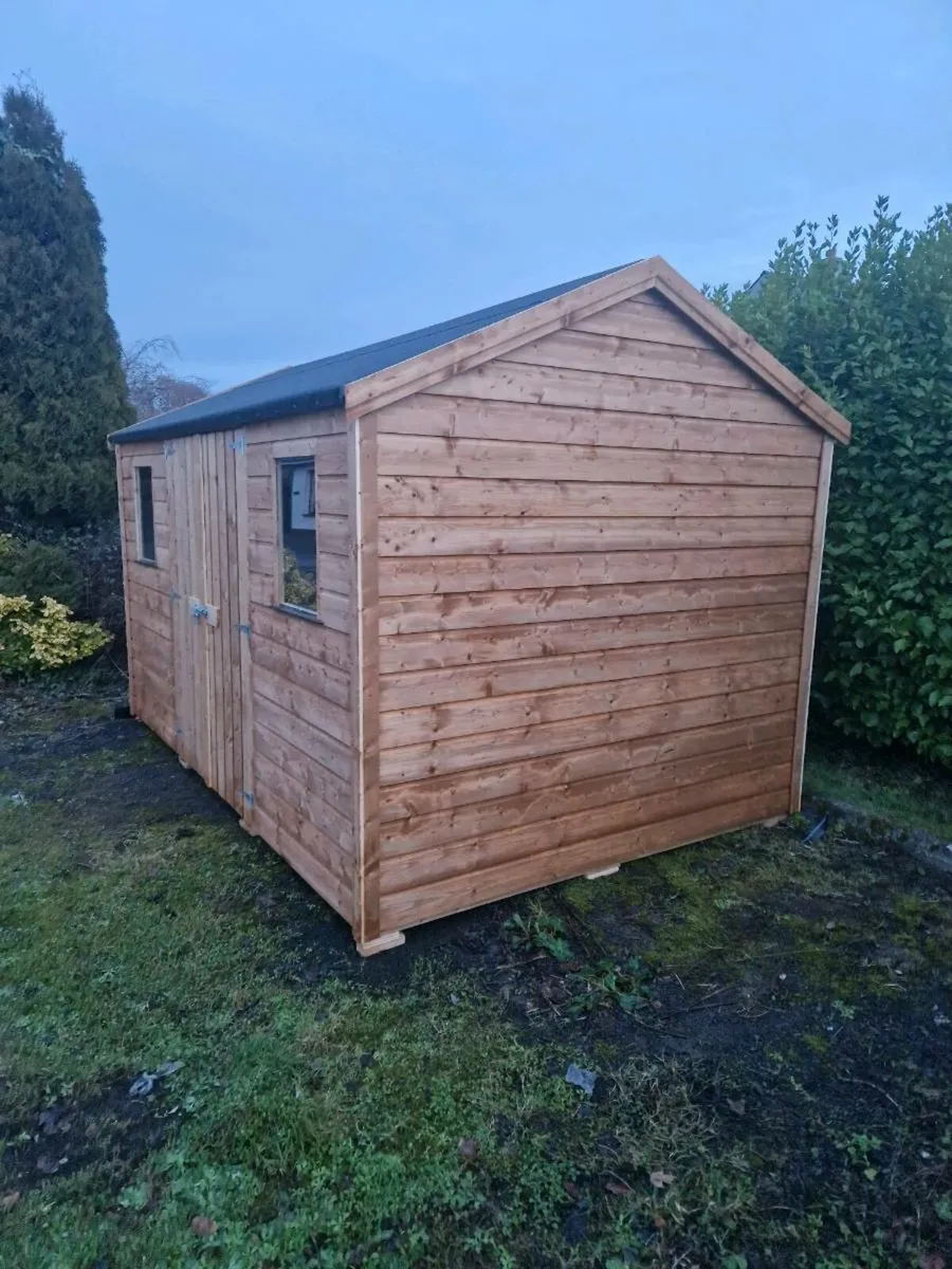 12 x 8 timber shed - Image 2