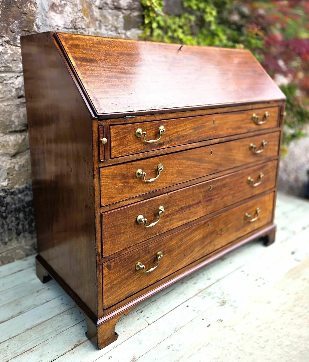 Large Georgian Bureau Desk- Circa 1830 - Image 1