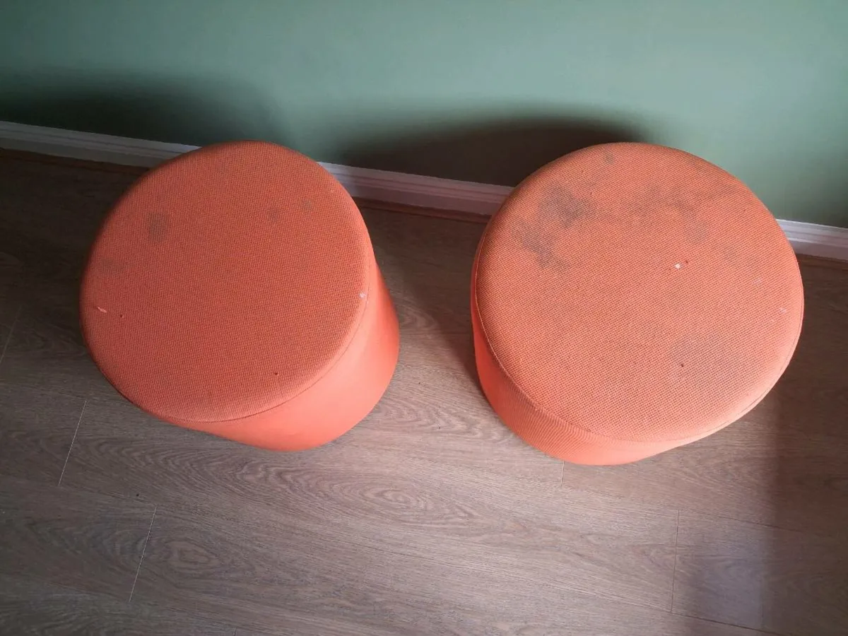 Foot stool, pair, free to collect - Image 3