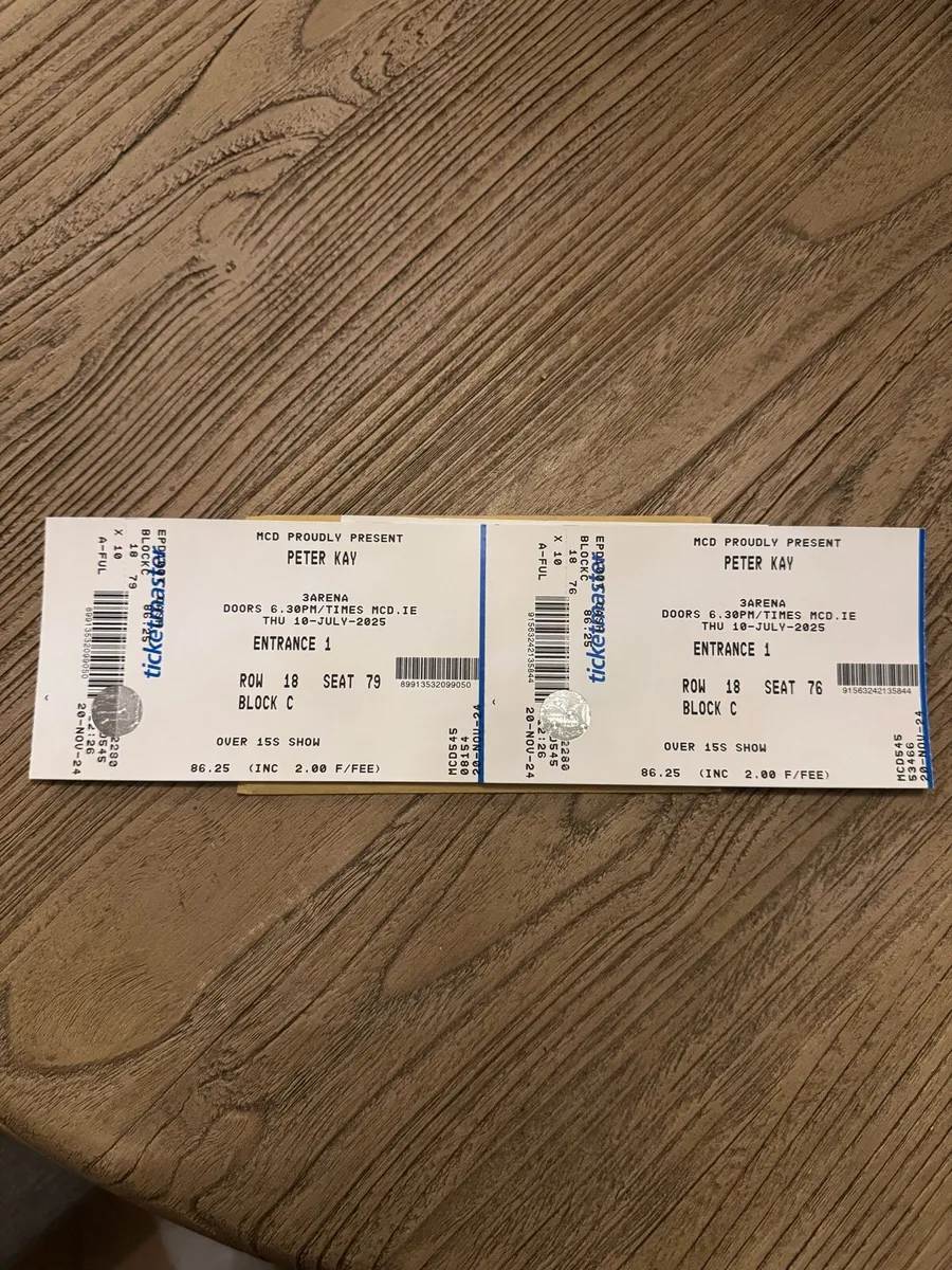 Peter Kay tickets