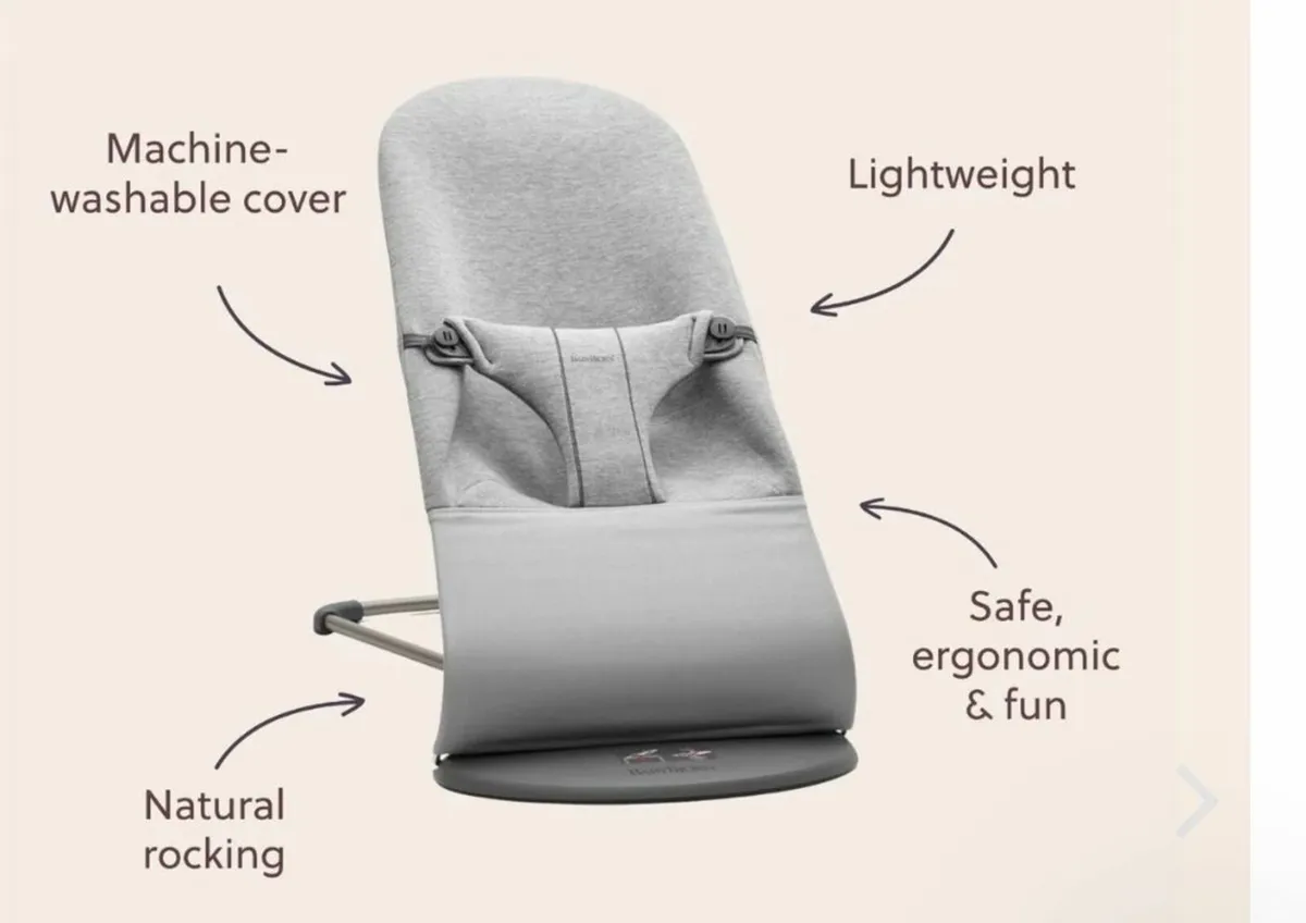 BabyBjorn Boucer + Toy bar Barely Used! - Image 1