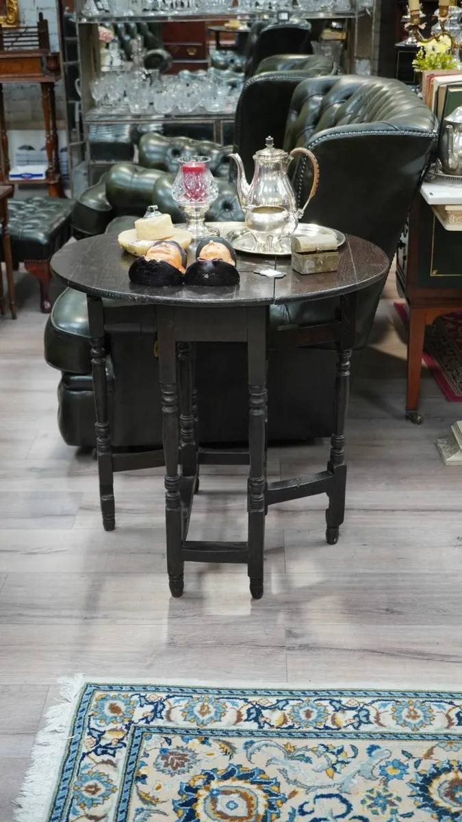 🪑 Antique Gateleg Table – Late 18th to Early 19th - Image 1