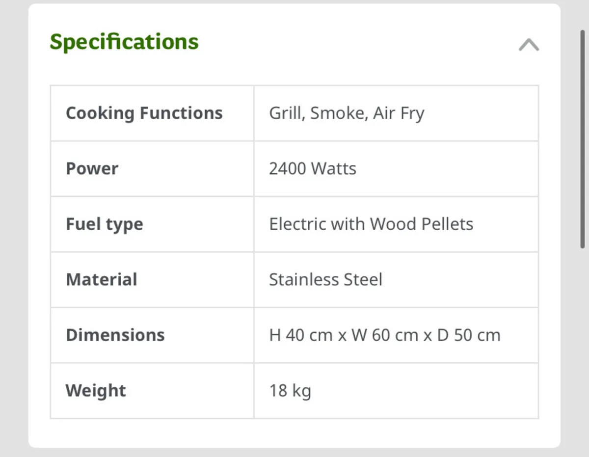 Ninja Woodfire Pro Connect XL Electric BBQ/smoker - Image 3